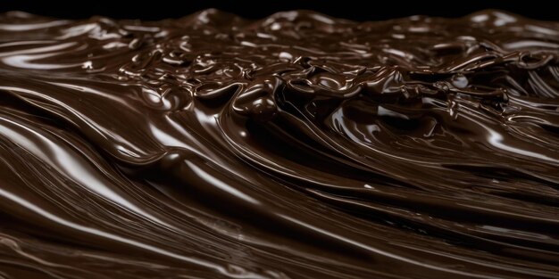 Photo chocolate waves