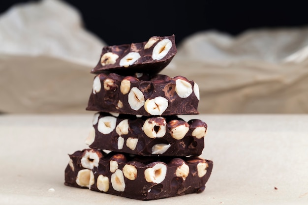   chocolate with nuts 