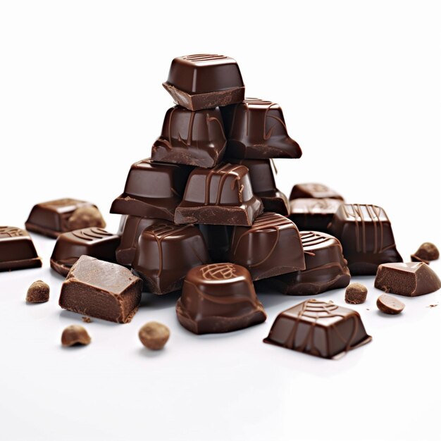 Premium AI Image | Chocolate with transparent background high quality ultra