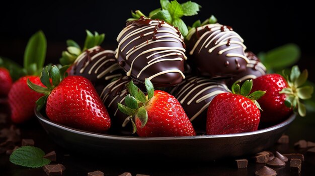 ChocolateCoated Strawberry Temptation