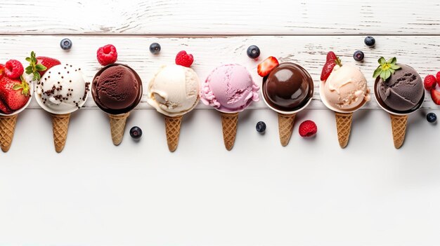 ChocolateThemed Ice Cream and Frozen Treats Created with Generative AI