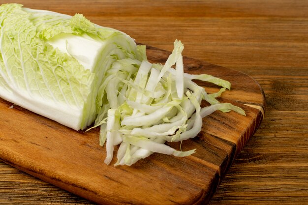 Chopped Chinese Cabbage, Napa Cabbage or Wombok