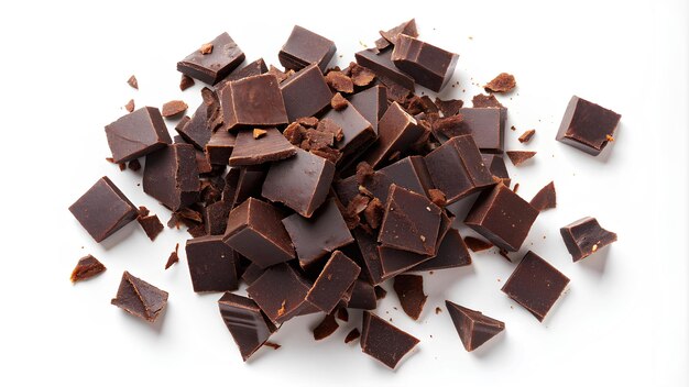 chopped dark chocolate