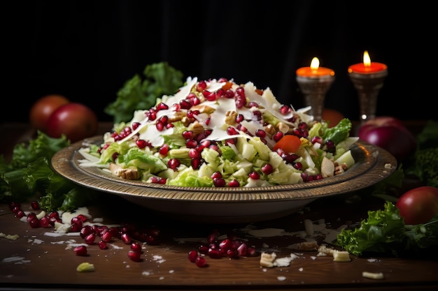 Chopped Salad christmas Dinner Food Photo