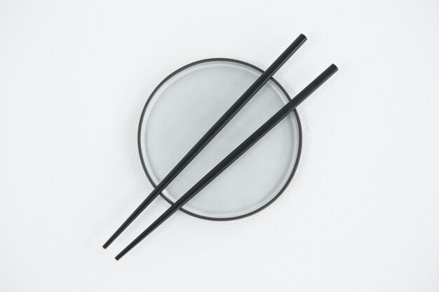 Photo chopsticks with bowl