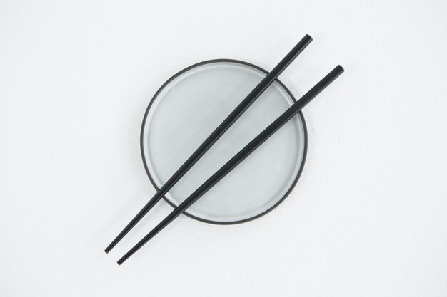 Chopsticks with bowl