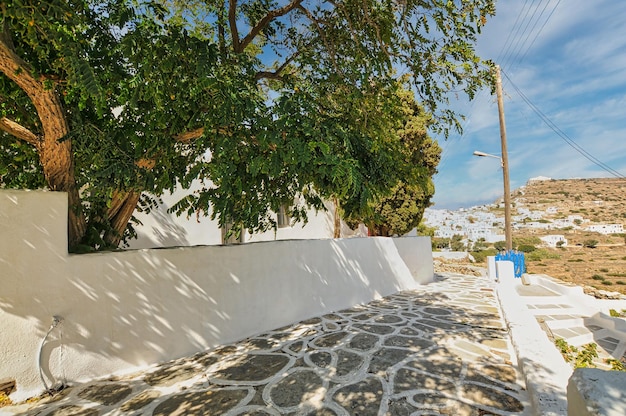 Chora village in Sikinos island Greece