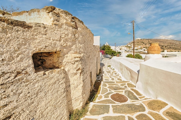 Chora village in Sikinos island Greece