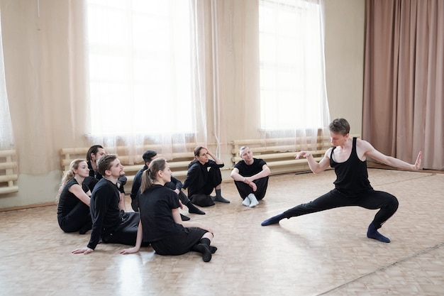 Choreographer Showing Dance Moves