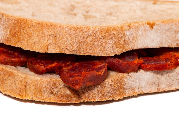 Chorizo and traditional bread