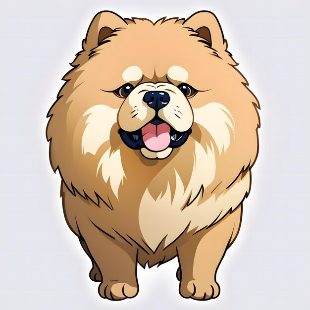 Photo chow chow dog