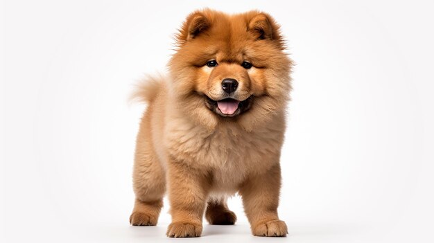 Chow Chow Puppy on Transparent Background