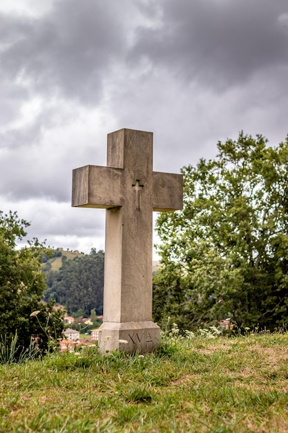 Christian crosses in nature