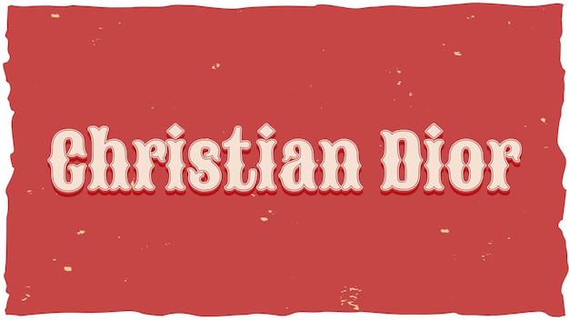 Photo christian dior vintage text