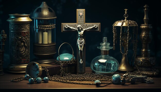 Christianity objects symbols photograhpy