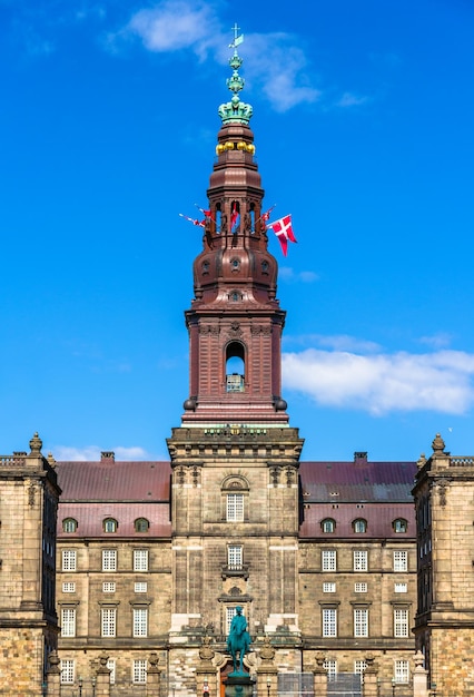 Christiansborg Palace in Copenhagen Denmark