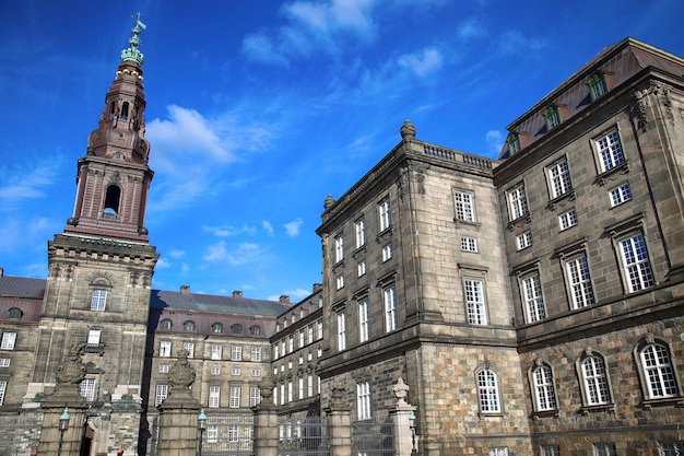 Christiansborg Palace in Copenhagen Denmark