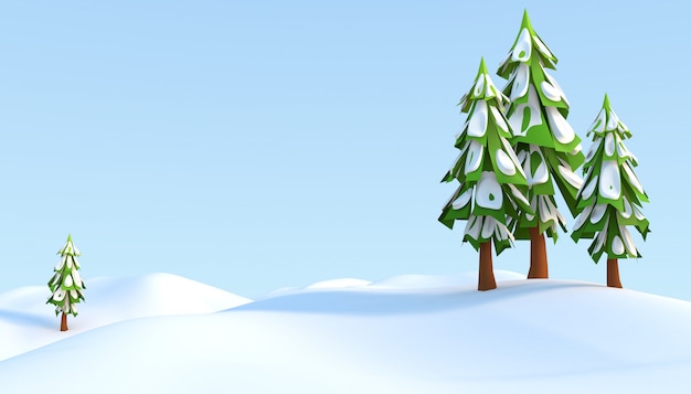 christmas 3D illustration