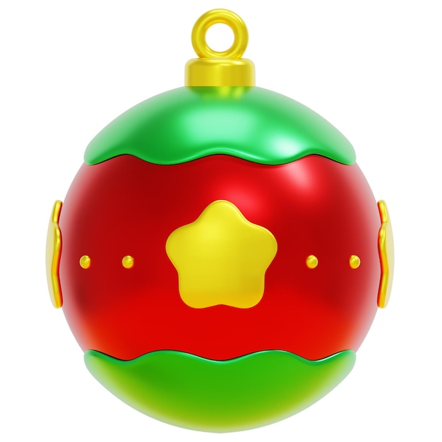 Photo christmas 3d render icon illustration