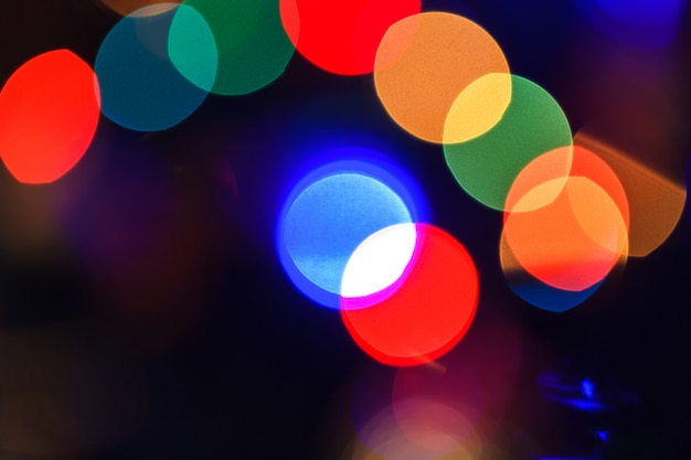 Christmas abstract blurred background.