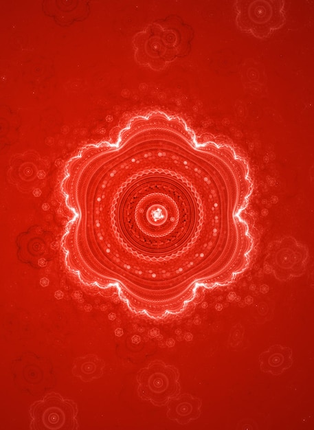 Christmas background. Abstract design. Red and white.