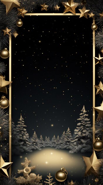 christmas background black with copy space xmas celebration background