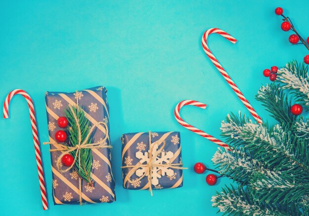 Christmas background and decor. New Year. Selective focus. Holiday.