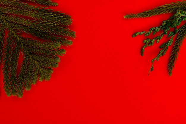 Christmas background decoration with christmas tree