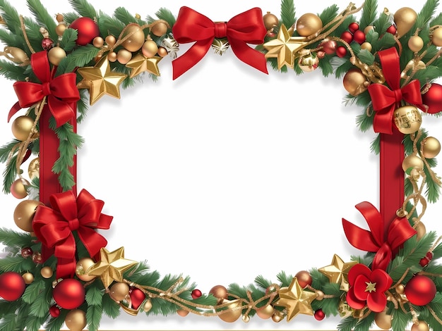 christmas background frame