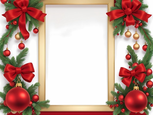 christmas background frame