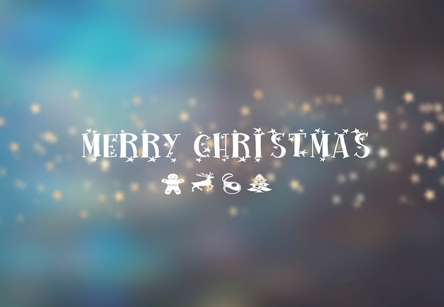 Christmas background letters design