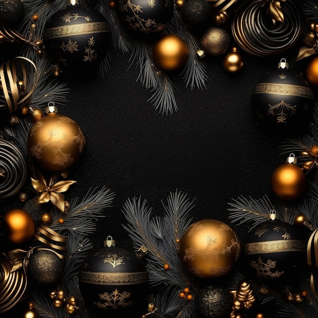 A christmas background made of gold