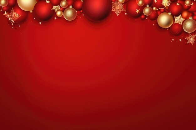 Christmas background in red color