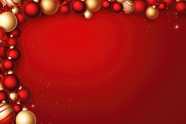 Christmas background in red color