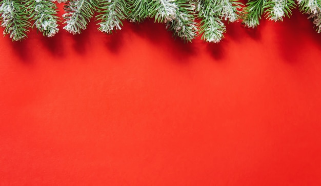 Christmas background in red. 