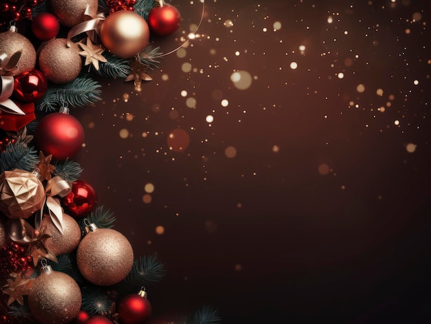 Christmas background with blank space for text