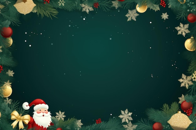 Christmas background with copy space