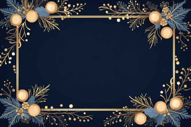 Photo christmas background with copy space