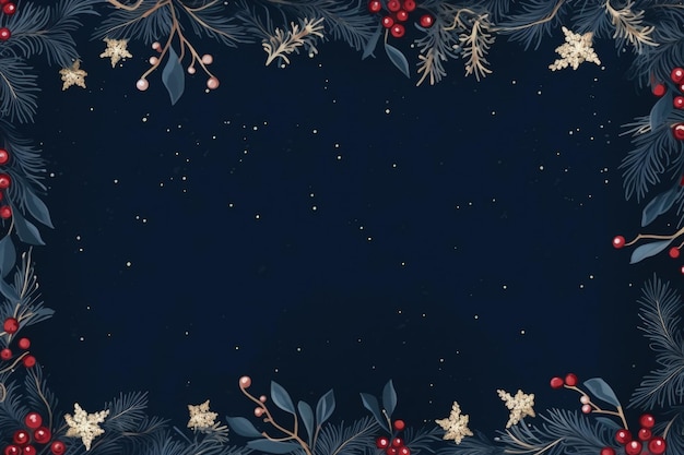 Photo christmas background with copy space