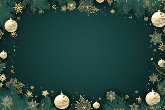 Photo christmas background with copy space