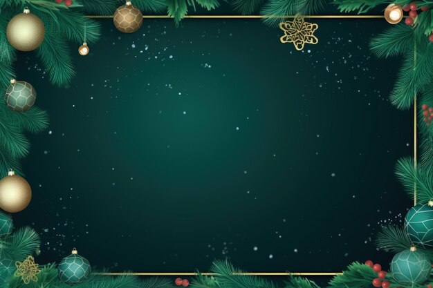 Photo christmas background with copy space