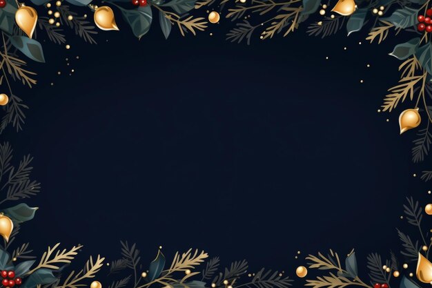 Photo christmas background with copy space