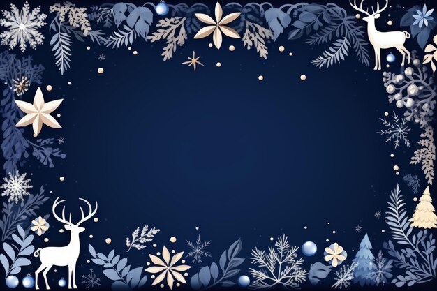 Photo christmas background with copy space