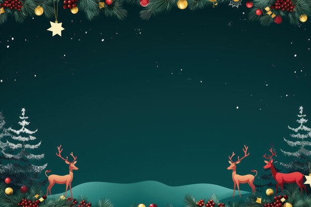 Christmas background with copy space