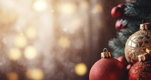 Christmas Background with Copy Space