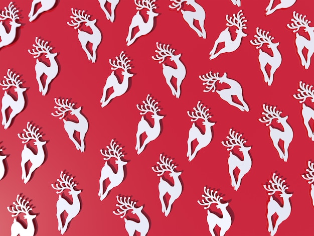 Christmas background with decorations.