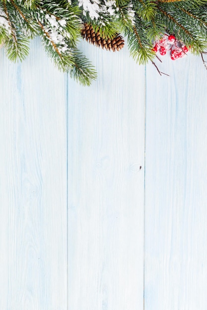 Christmas background with fir tree