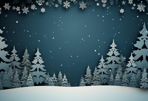 Christmas background with negative space realistic image ultra hd high design very detailed