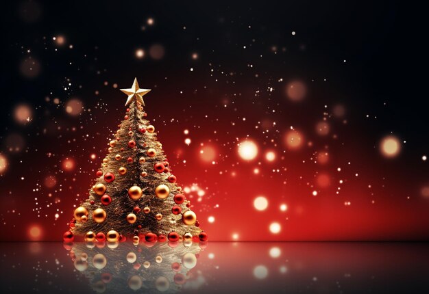 Рождественский фон с негативным пространством, реалистичное изображение, ультра hd, высокий дизайн, очень подробный