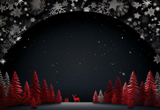 Christmas background with negative space realistic image ultra hd high design very detailed